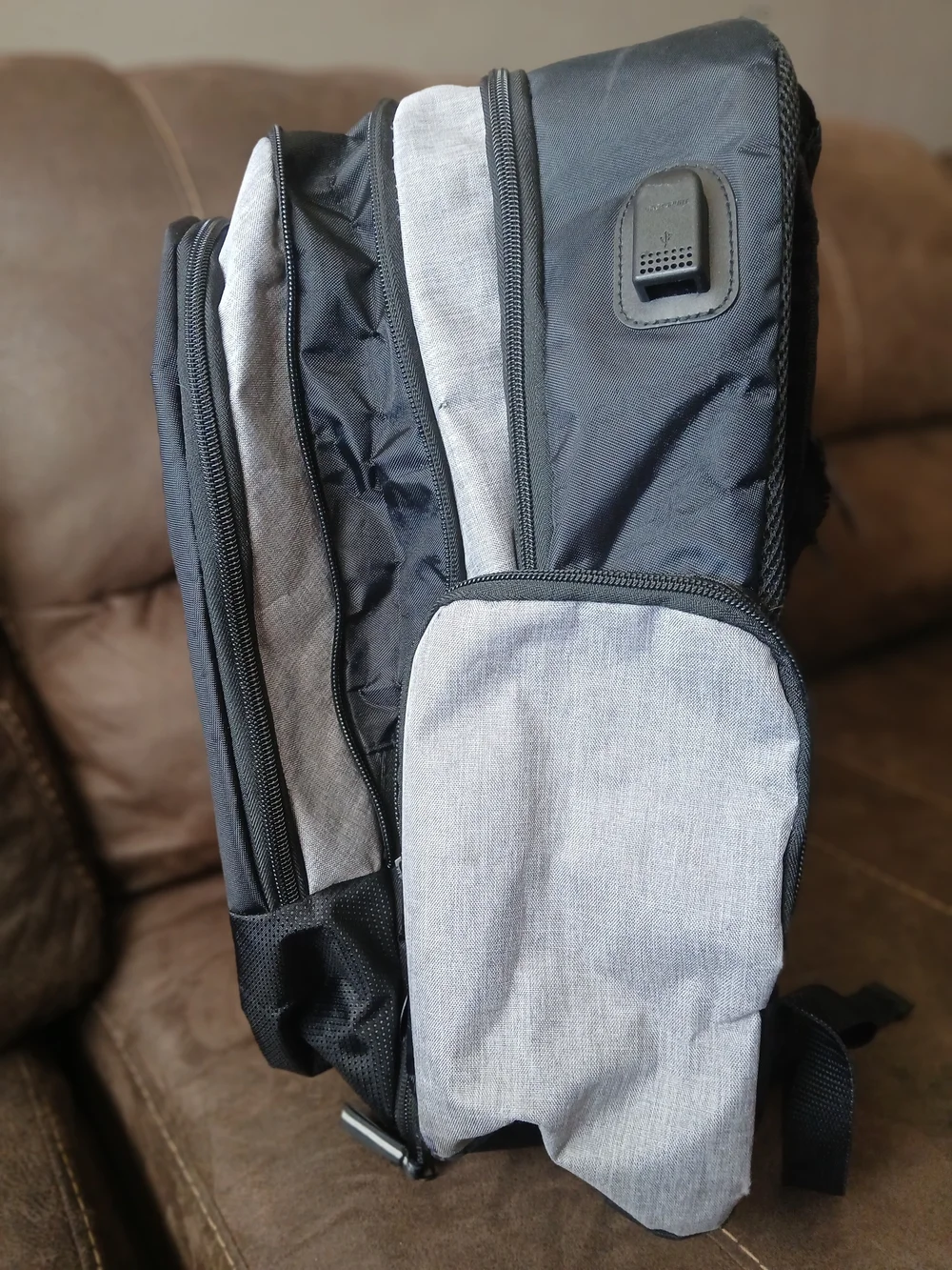 Eastsport Men's Grey and Black Backpack